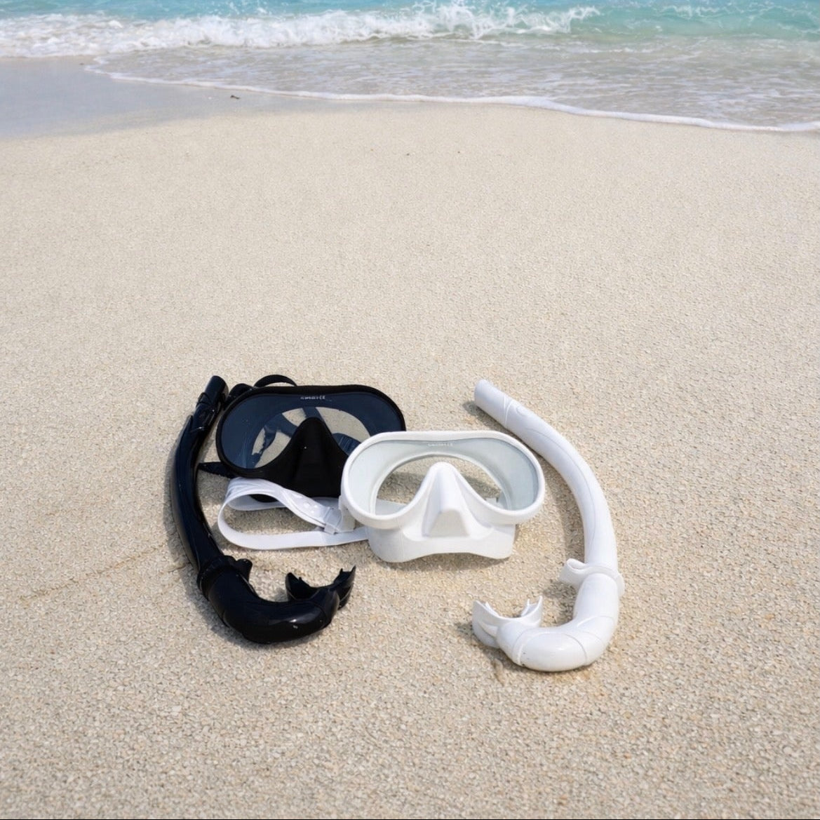 Leje af maske og snorkel